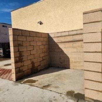 Concrete Plus - Cinder block commercial trash enclosure - General Contractors Near Me