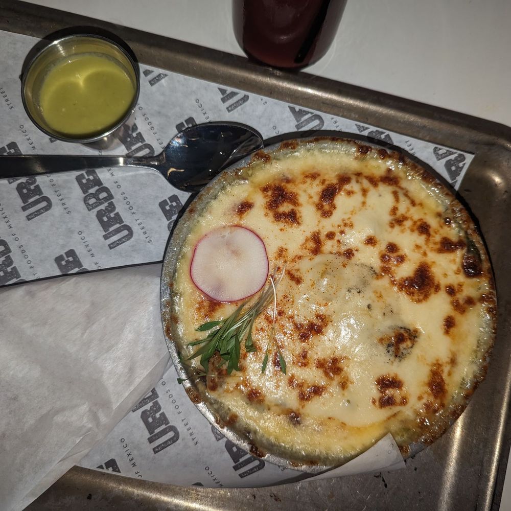 Urbe - Queso flameado. Delicious 5/5 - Mexican Near Me - Houston, Texas Urbe - Queso flameado. Delicious 5/5 - Mexican Near Me - Houston, Texas
