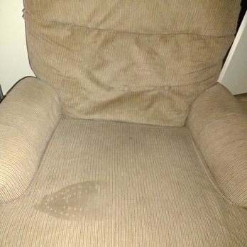 Coral Beach Towers - Musty recliner complete with iron burn - Apartments Near Me - Carolina, Puerto Rico