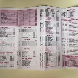 Xing Xing Rong Chang - Updated 2024 Pricing Menu