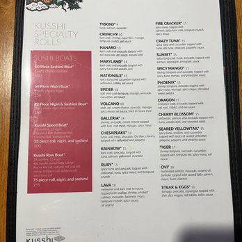 Kusshi - Sushi Bars Near Me - Vienna, Virginia