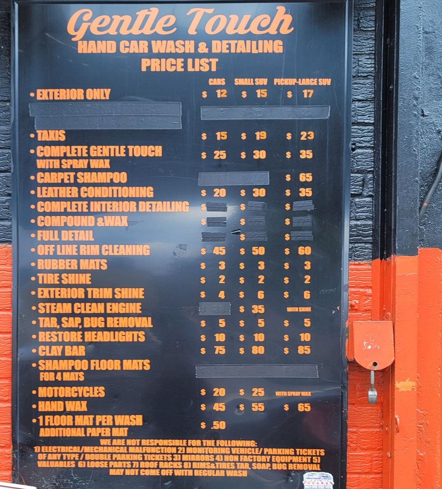 GENTLE TOUCH HAND CAR WASH & DETAILING Updated August 2024 120