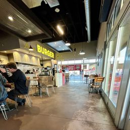 Inside restaurant
