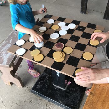 Camp Rivercrest - Time for some table top checkers! - Summer Camps Near Me - Fremont, Nebraska