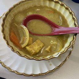 Yellow curry. So incredibly delicious.