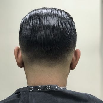 Patron's Barber Shop - Slick back with a Taper. - Barbers Near Me - Van Nuys, California Patron's Barber Shop - Slick back with a Taper. - Barbers Near Me - Van Nuys, California