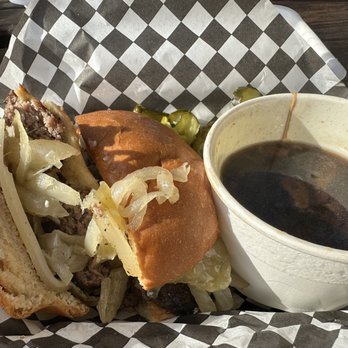 Superburger - French dip burger. - Burgers Near Me - Santa Rosa, California Superburger - French dip burger. - Burgers Near Me - Santa Rosa, California
