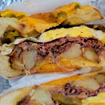 Nervous Charlie's Bagels - Pastrami Hash - Bagels Near Me - Austin, Texas Nervous Charlie's Bagels - Pastrami Hash - Bagels Near Me - Austin, Texas