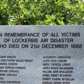Lockerbie Memorial - Landmarks & Historical Buildings Near Me - Lockerbie, DGY
