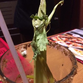 Boston Pizza - This is the rotten celery stick they served in my brother in laws ceasar - Pizza Near Me - Surrey, British Columbia