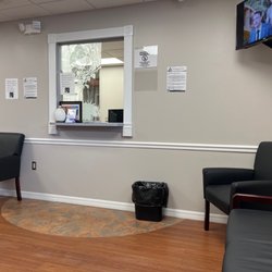 Check in and waiting area