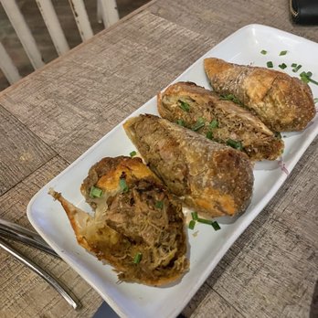 Field & Tides - Pulled pork egg rolls - Southern Near Me - Houston, Texas Field & Tides - Pulled pork egg rolls - Southern Near Me - Houston, Texas