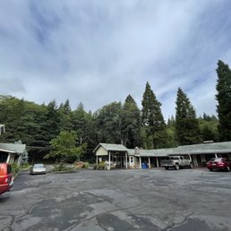 Entrance and parking lot