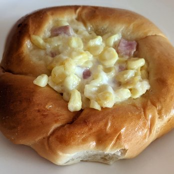Napoleon Super Bakery - a creamed corn and ham bun I haven't seen before. - Bakeries Near Me - Oakland, California Napoleon Super Bakery - a creamed corn and ham bun I haven't seen before. - Bakeries Near Me - Oakland, California