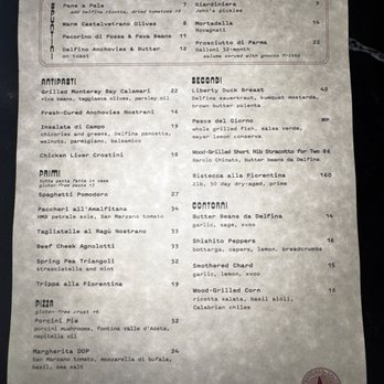 Delfina - Menu - Italian Near Me - San Francisco, California Delfina - Menu - Italian Near Me - San Francisco, California