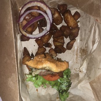 Denny's - Build Your Own Burger Red-Skinned Potatoes - American Near Me - Houston, Texas Denny's - Build Your Own Burger Red-Skinned Potatoes - American Near Me - Houston, Texas