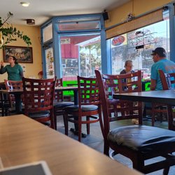 Dining room with peaceful background music