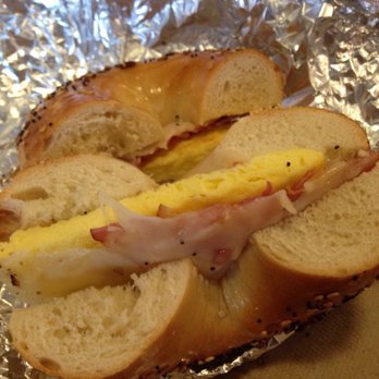 Royal Bagel Bakery - All bread... Is that bacon or a wet napkin? Eggstremely tiny! - Bagels Near Me - Olney, Maryland