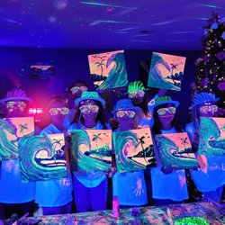 Paint and Glow By Davina - Celebrate your birthday with a Paint and Glow party. Text Davina to book today 619-944-1431 Cheers everyone!