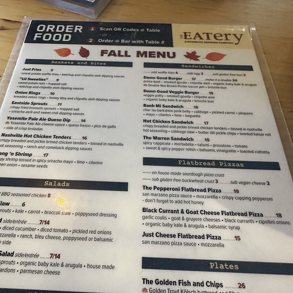 Mammoth Brewing - Menu - Breweries Near Me - Mammoth Lakes, California Mammoth Brewing - Menu - Breweries Near Me - Mammoth Lakes, California