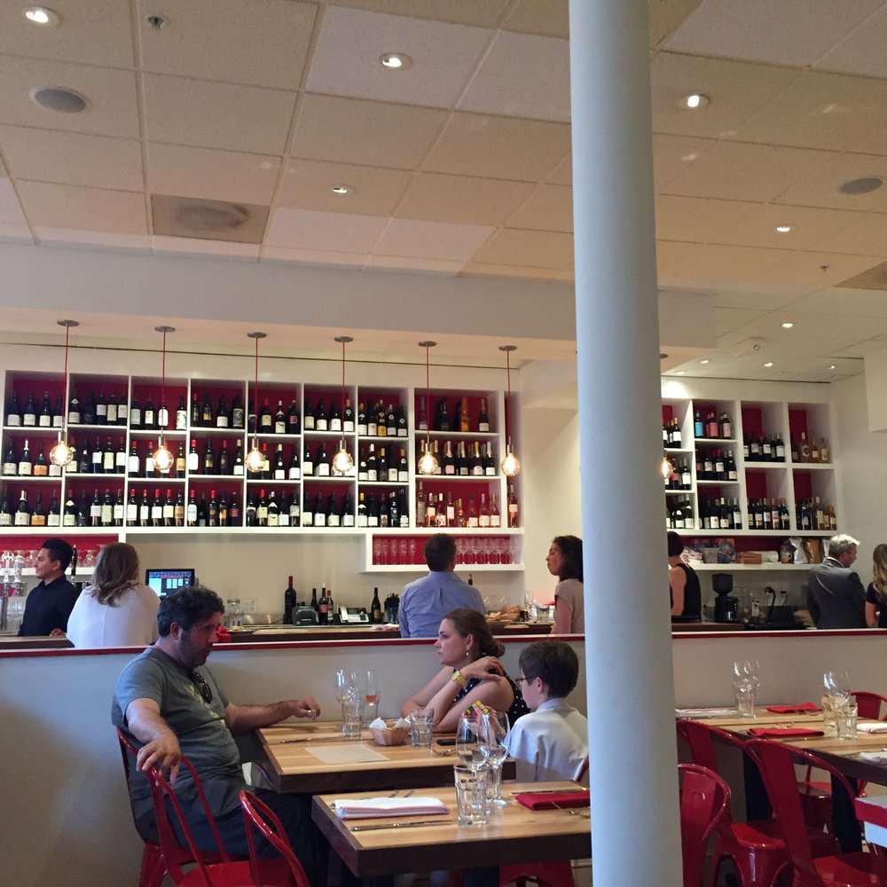 Le Comptoir - inside- check out the wine and beer selection! - French Near Me - San Rafael, California Le Comptoir - inside- check out the wine and beer selection! - French Near Me - San Rafael, California
