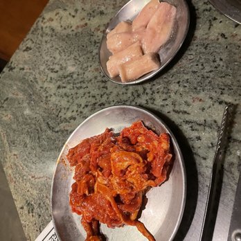 Kogi BBQ - Spicy pork and intestines - Korean Near Me - San Diego, California