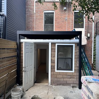 NZ Remodeling - I beam metal framing for a new porch - General Contractors Near Me - Brooklyn, New York NZ Remodeling - I beam metal framing for a new porch - General Contractors Near Me - Brooklyn, New York