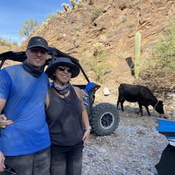 AZ Rentals and More - My wife and I in the valley. Dirty but pumped!