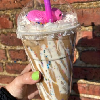 Soul Brew - Bellmore - Peepmallow Latte - Coffee & Tea Near Me - Bellmore, New York Soul Brew - Bellmore - Peepmallow Latte - Coffee & Tea Near Me - Bellmore, New York