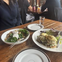 veggie hash and eggs Benedict veggie hash and eggs Benedict