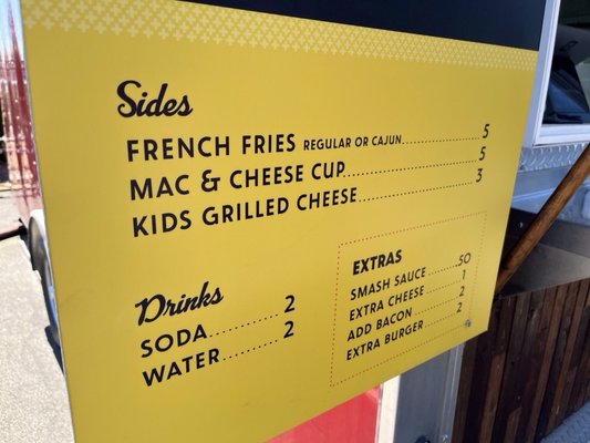 Menu photo 2 Sammy's Smash Burgers Fairview, OR Menu photo 2 Sammy's Smash Burgers Fairview, OR