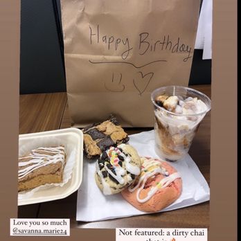 Wevegan Cafe - Coffee cake, peanut butter fudge brownie, birthday cookie, strawberry pop tart cookie, cinnamon roll bites - Bakeries Near Me - Tampa, Florida