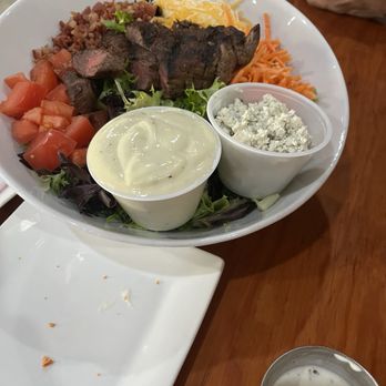 Hitchin’ Post Steakhouse - Steakhouse salad - Steakhouses Near Me - Fredericksburg, Texas