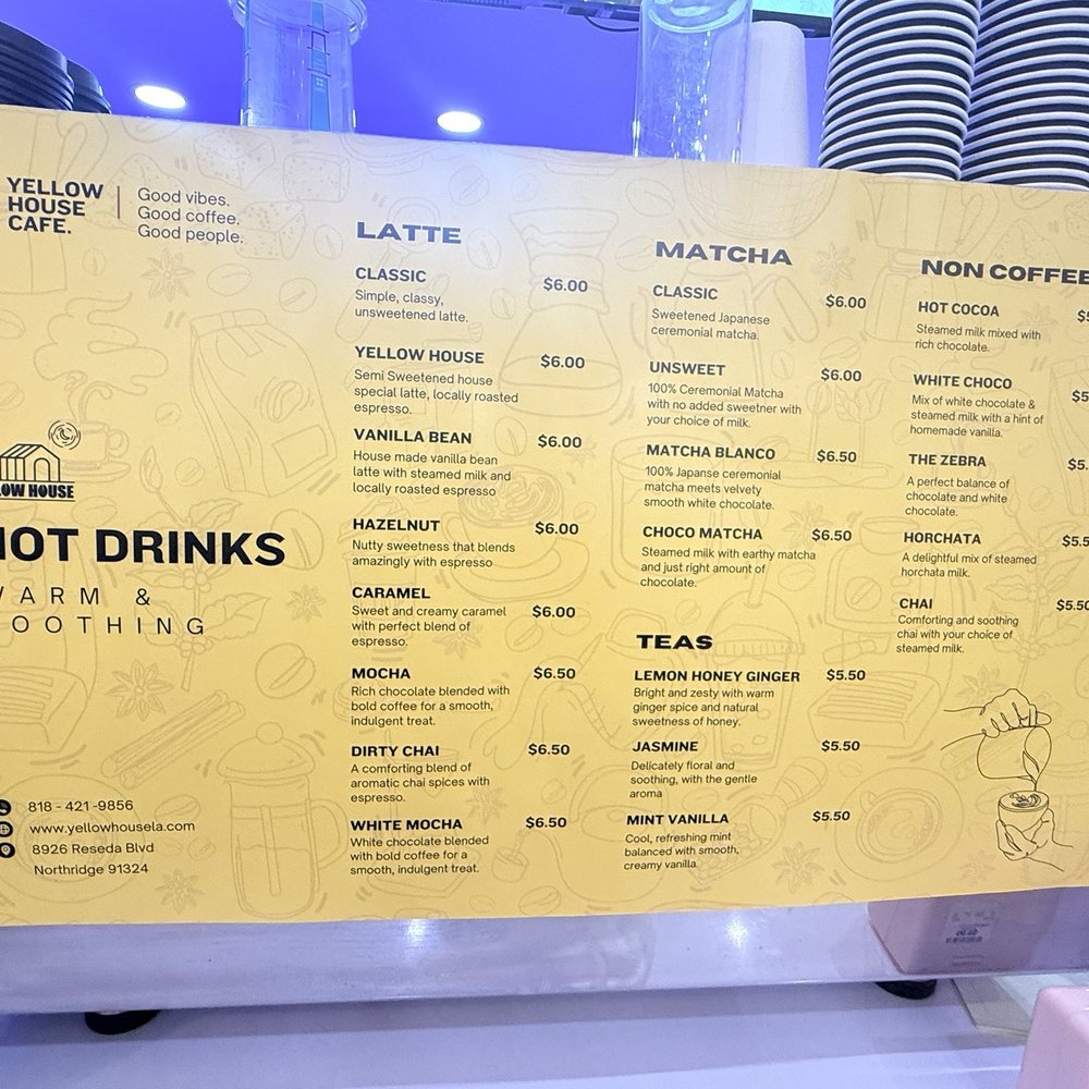 Yellow House Cafe - Cafes Near Me - Northridge, California Yellow House Cafe - Cafes Near Me - Northridge, California