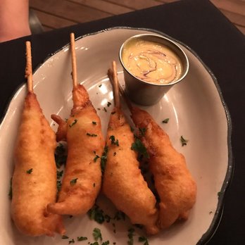 Moonshine Grill - Moonshine Corn Dog Shrimp - Southern Near Me - Austin, Texas