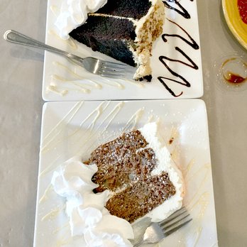 Harbor View Cafe - Slice of Reeses cake and Hummingbird cake. - Cafes Near Me - Long Beach, Mississippi Harbor View Cafe - Slice of Reeses cake and Hummingbird cake. - Cafes Near Me - Long Beach, Mississippi