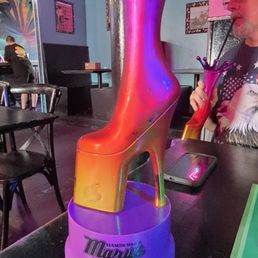 You can purchase this Diva high heel with your drink in it! You can purchase this Diva high heel with your drink in it!