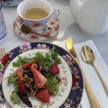 Joseph's Tea Room - The salad was a great start. - Tea Rooms Near Me - Clearwater, Florida