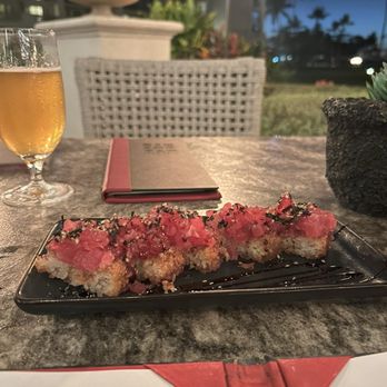 Binchotan Bar & Grill - Tuna Crispy Rice with Ahi Tuna - Japanese Near Me - Kohala Coast, Hawaii