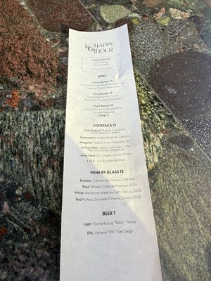 Menu photo 1 Le Coq La Jolla, CA