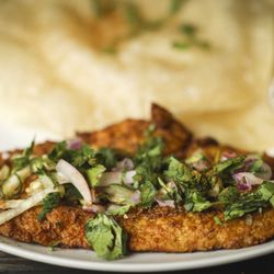 Luchi and chicken chap