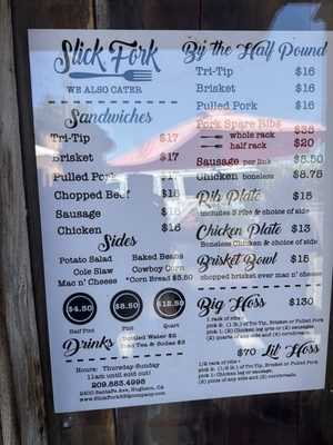 Menu photo 2 Slick Fork BBQ Hughson, CA