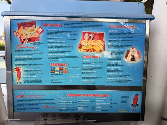 Menu photo 1 Superdawg Drive-In Chicago, IL