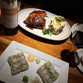 Houston's Restaurant - Barbecue Pork Ribs Coconut Shrimp Roll - New American Near Me - Irvine, California