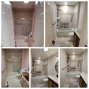 ShoreLine Enterprises - Updated bathroom gives a new feeling to clean - General Contractors Near Me ShoreLine Enterprises - Updated bathroom gives a new feeling to clean - General Contractors Near Me