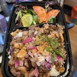 Sisig Liempo Rice
