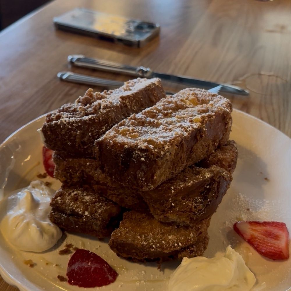 Our Nest - Churro French toast - Breakfast & Brunch Near Me - Brea, California Our Nest - Churro French toast - Breakfast & Brunch Near Me - Brea, California