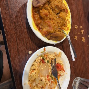 Ike's Cafe and Grill - Yam Porridge, Egg Stew - African Near Me - Norcross, Georgia
