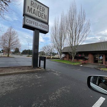 River Maiden - a view of a coffee shop from a car window - Coffee & Tea Near Me - Vancouver, Washington River Maiden - a view of a coffee shop from a car window - Coffee & Tea Near Me - Vancouver, Washington