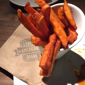 Eureka! - Sweet Potato Fries - +$2 Honey and Cinnamon - American Near Me - Mountain View, California Eureka! - Sweet Potato Fries - +$2 Honey and Cinnamon - American Near Me - Mountain View, California